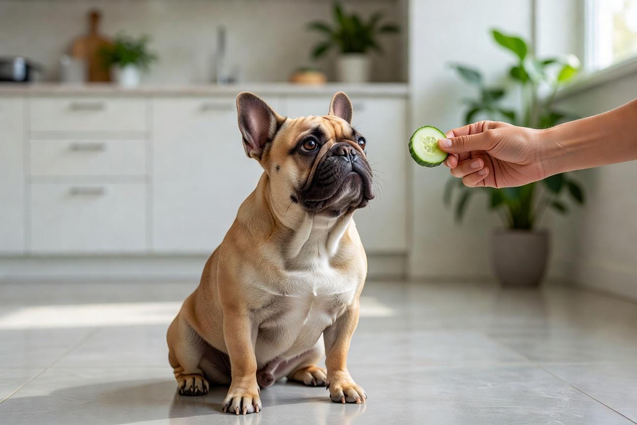 Czy buldog francuski może jeść ogórki?