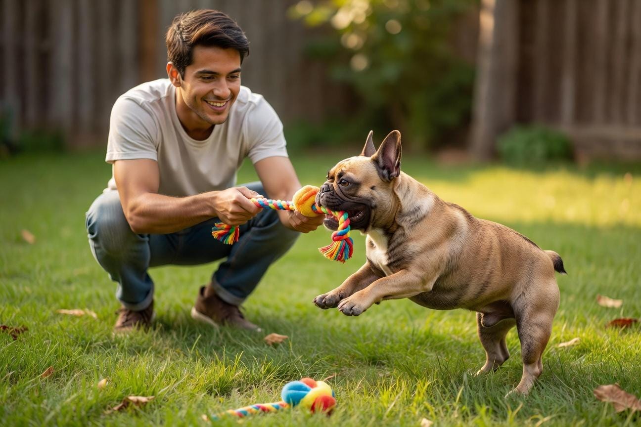 Jak bezpiecznie bawić się z buldogiem francuskim?