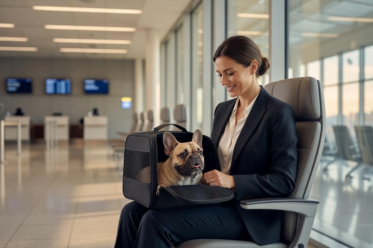 Jak przygotować lot z buldogiem francuskim samolotem