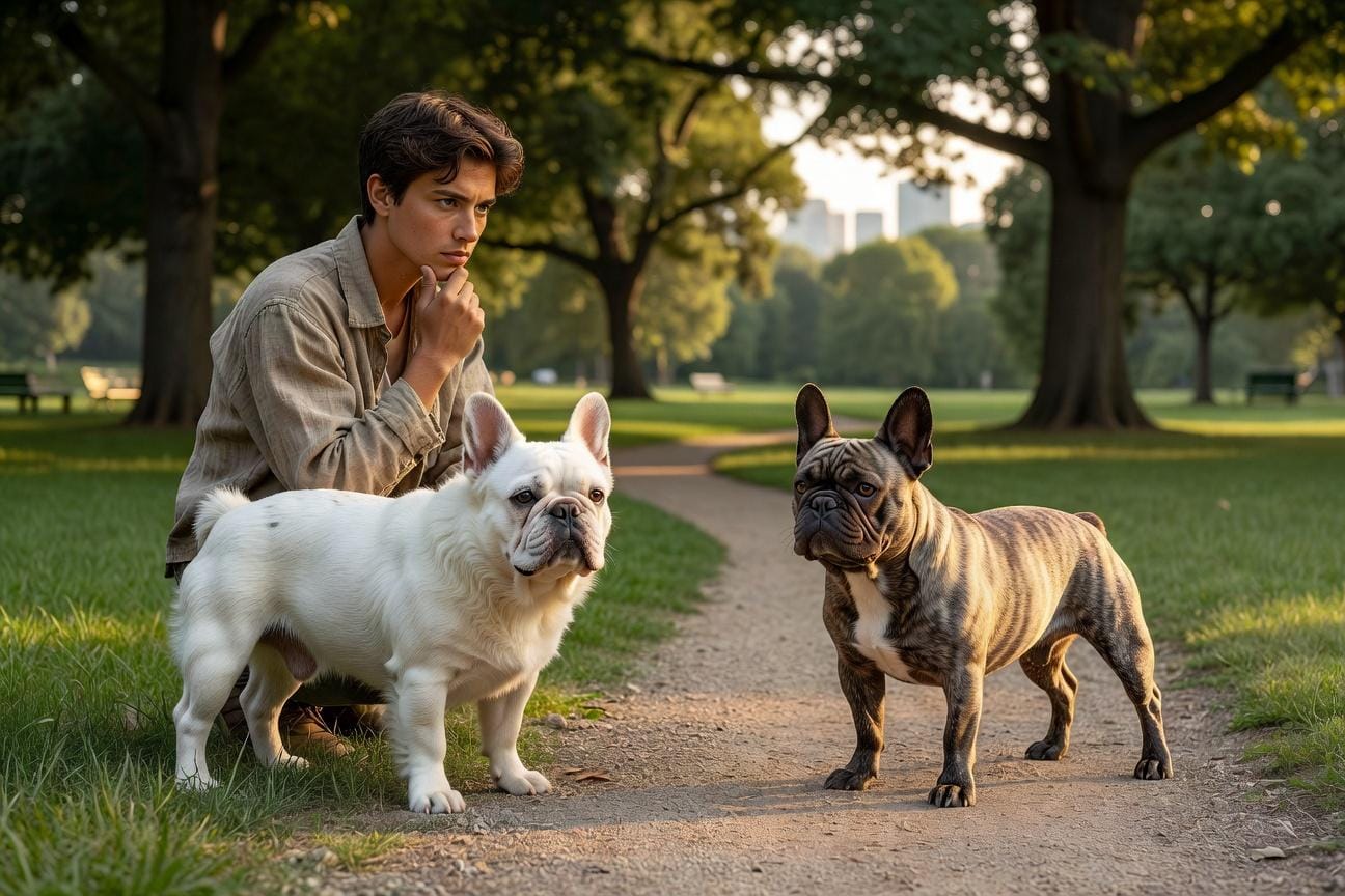 Porównanie boksera i buldoga francuskiego jako psów