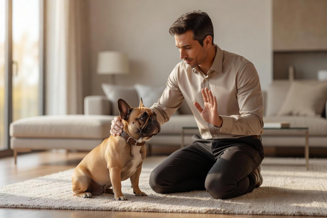 Szkolenie buldoga francuskiego od pierwszych dni życia